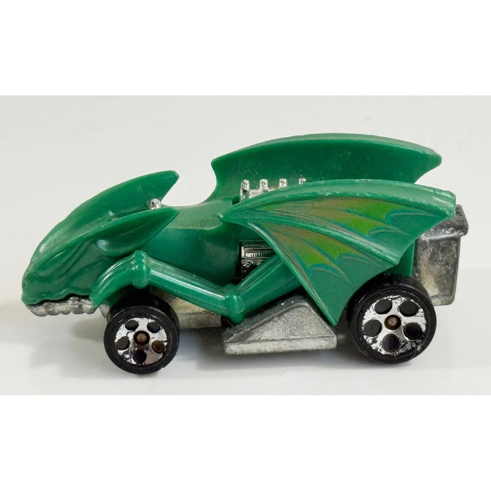 Hot Wheels Dragon Blaster Kids 1:64 Green 1989 Vintage Die-Cast Car